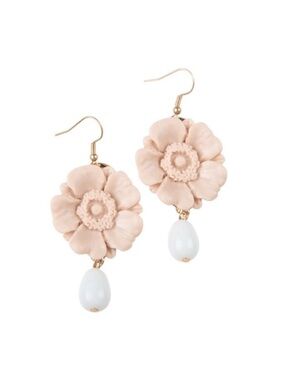 New Plunder Theda Floral Drop Earrings